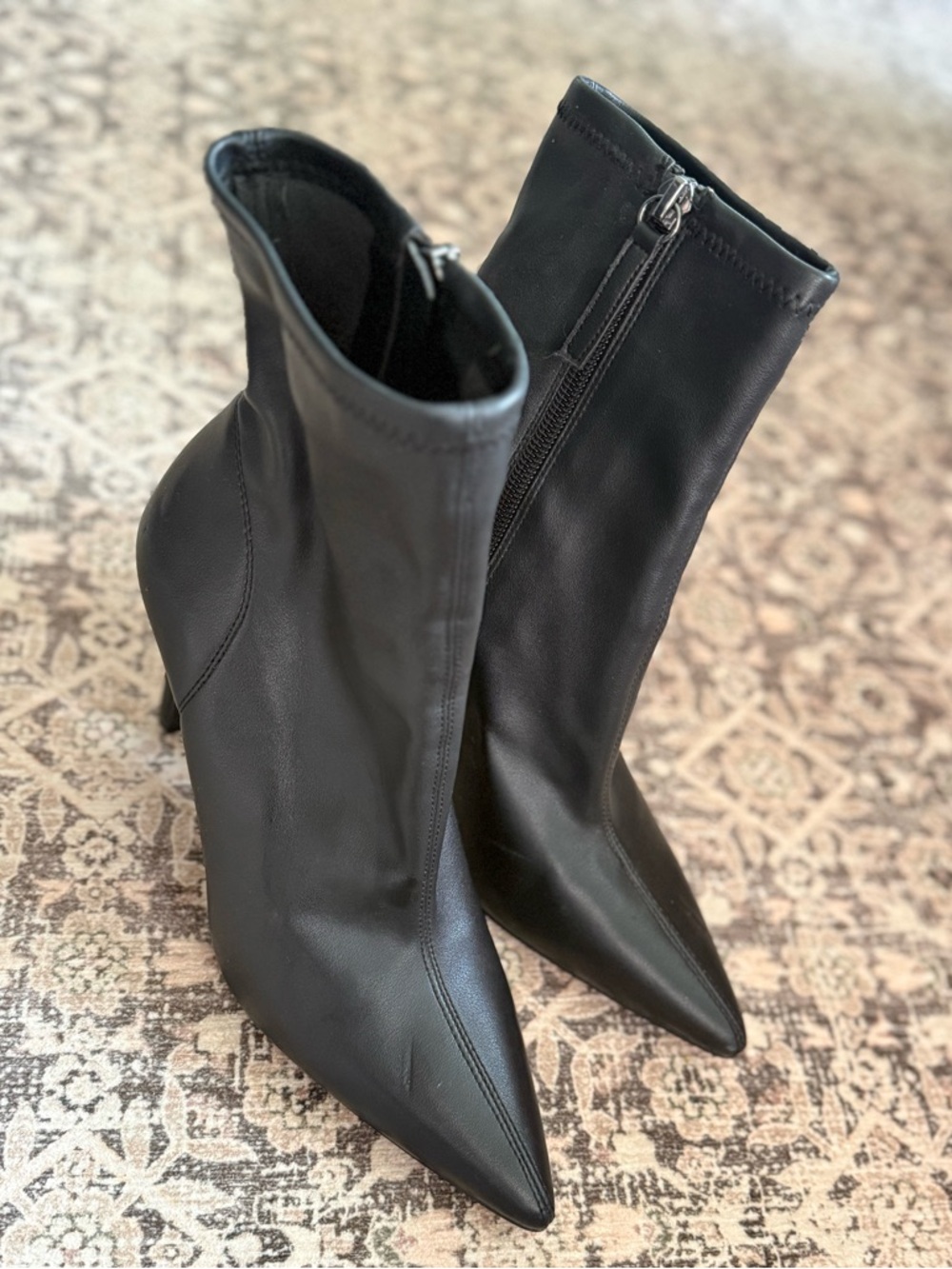 Forever 21 Black Faux Leather Boots